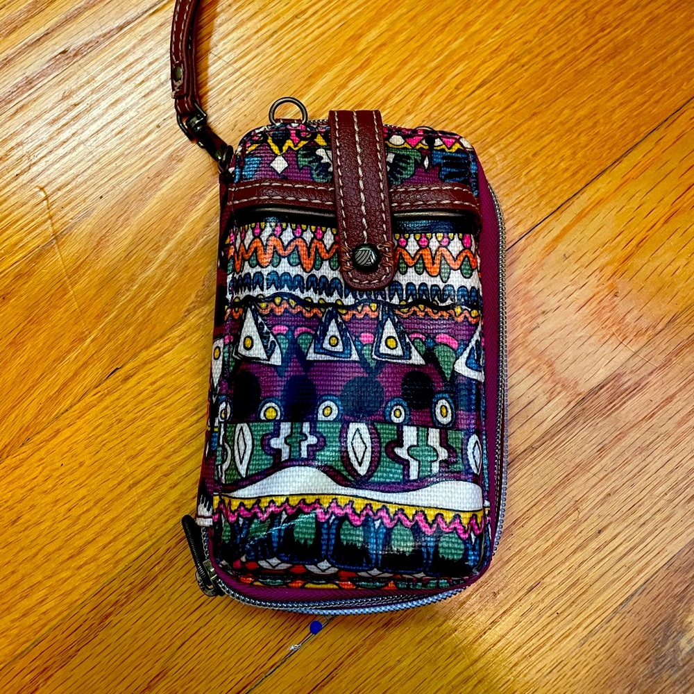 Phone holder with wallet features